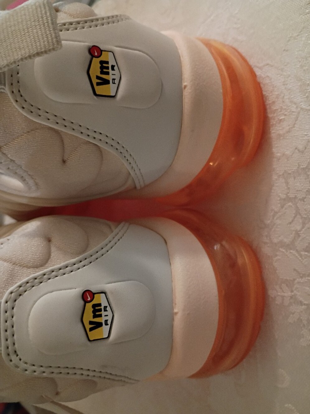 NIKE (AO4550-005) Air VaporMax Plus 'Creamsicle' - Women's Size 9 - Picture 14 of 16
